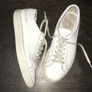Common Projects Achilles low white leather sneaker